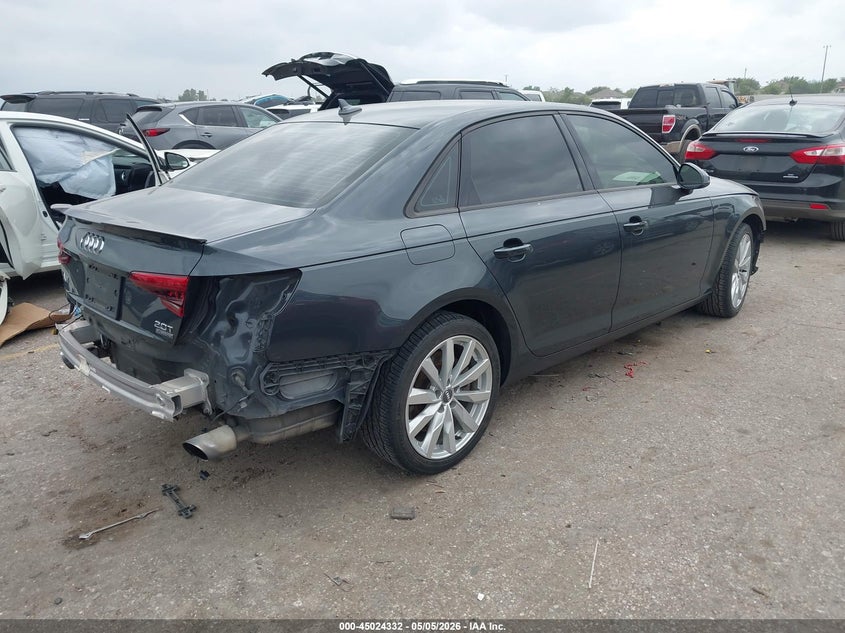 2017 Audi A4 VIN WAUANAF42HN025516 IAAI salvage auction — LEFT SIDE, Original (Texas), sold $2,575 on 2026-07-29 (photo 4)