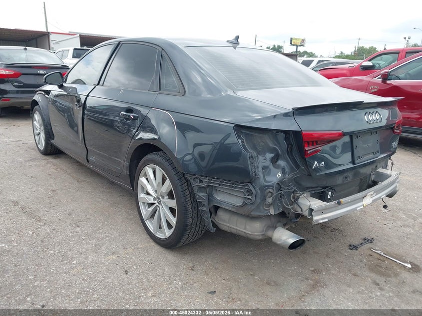 2017 Audi A4 VIN WAUANAF42HN025516 IAAI salvage auction — LEFT SIDE, Original (Texas), sold $2,575 on 2026-07-29 (photo 6)