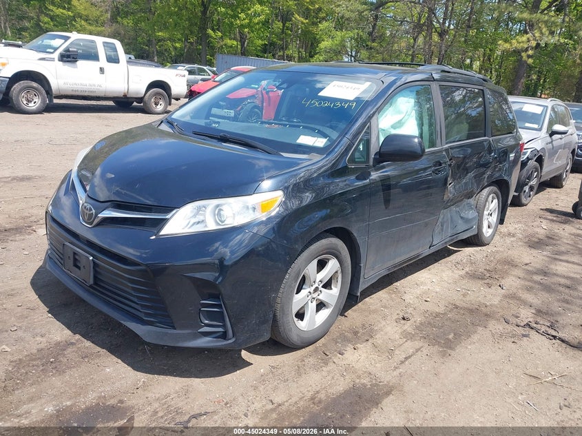 2020 Toyota Sienna VIN 5TDKZ3DCXLS029060 IAAI salvage auction — LEFT SIDE, Mv-907A (New York), sold $2,850 on 2026-07-14 (photo 2)