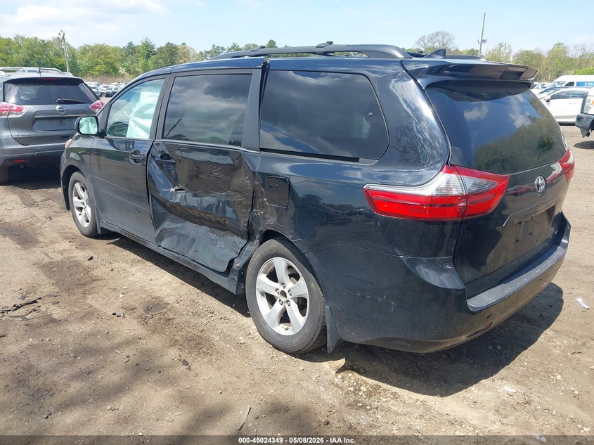 2020 Toyota Sienna VIN 5TDKZ3DCXLS029060 IAAI salvage auction — LEFT SIDE, Mv-907A (New York), sold $2,850 on 2026-07-14 (photo 3)