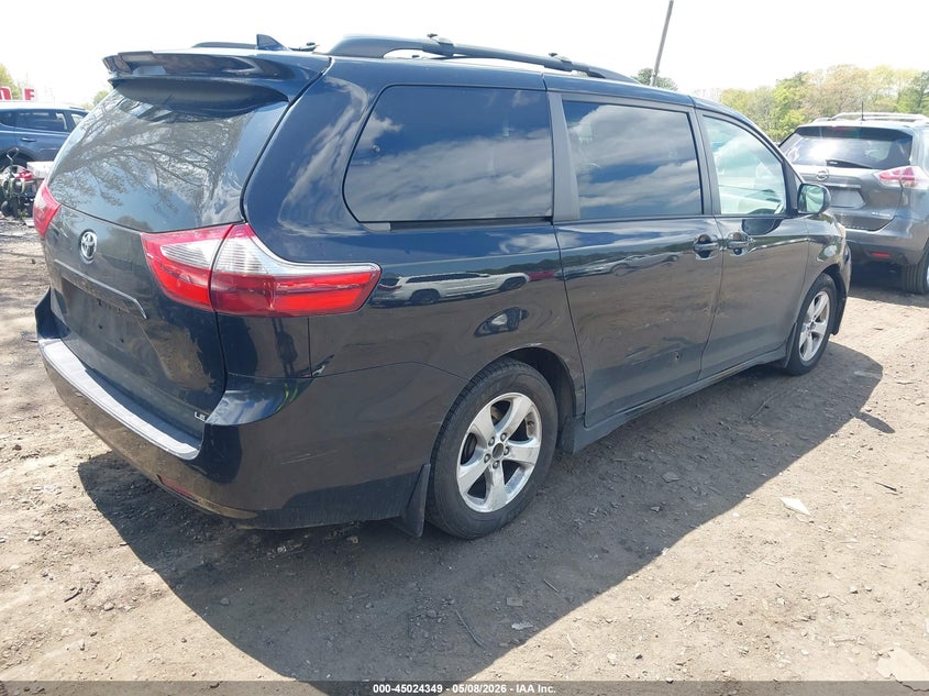 2020 Toyota Sienna VIN 5TDKZ3DCXLS029060 IAAI salvage auction — LEFT SIDE, Mv-907A (New York), sold $2,850 on 2026-07-14 (photo 4)