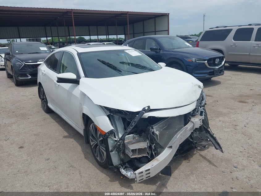 2018 Honda Civic VIN JHMFC1F73JX039331 IAAI salvage auction — FRONT END, Salvage (Texas), sold $1,900 on 2026-07-28 (photo 1)