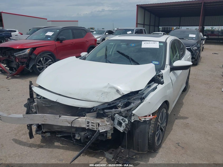 2018 Honda Civic VIN JHMFC1F73JX039331 IAAI salvage auction — FRONT END, Salvage (Texas), sold $1,900 on 2026-07-28 (photo 2)