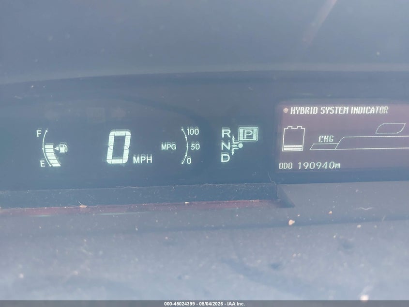 2010 Toyota Prius VIN JTDKN3DU4A1294328 IAAI salvage auction — FRONT END, Salvage (Texas), sold $1,750 on 2026-07-16 (photo 7)