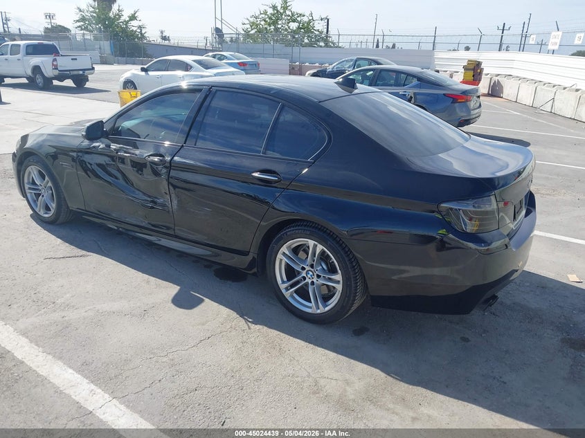 2016 BMW 5er VIN WBA5A5C52GG353958 IAAI salvage auction — LEFT SIDE, Salvage (California), sold $4,950 on 2026-08-02 (photo 3)