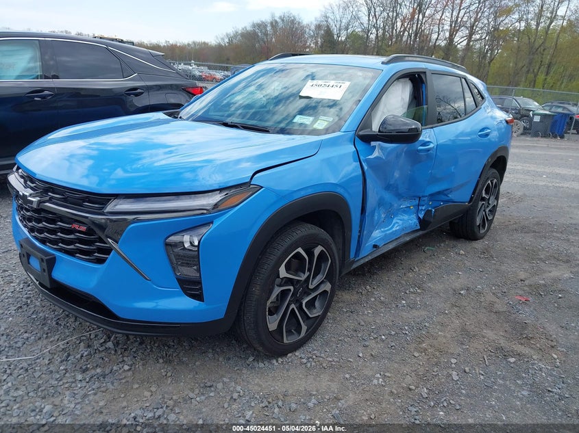 2024 Chevrolet Trax VIN KL77LJE29RC145102 IAAI salvage auction — LEFT SIDE, Mv-907A (New York), sold $5,350 on 2026-07-21 (photo 2)