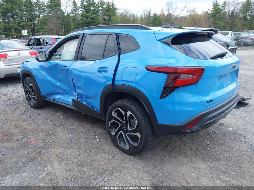 2024 Chevrolet Trax VIN KL77LJE29RC145102 IAAI salvage auction — LEFT SIDE, Mv-907A (New York), sold $5,350 on 2026-07-21 (photo 3)