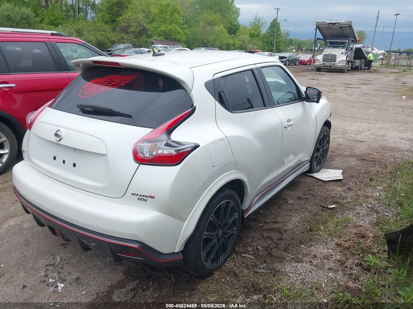2016 Nissan Juke VIN JN8DF5MV7GT350161 IAAI salvage auction — FRONT END, Salvage (Ohio), sold $125 on 2026-07-28 (photo 4)