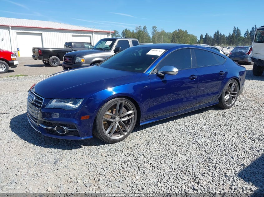 2013 Audi S7 VIN WAU32AFC9DN037715 IAAI salvage auction — RIGHT FRONT, Bill Of Sale (Washington), sold $2,600 on 2026-07-30 (photo 2)