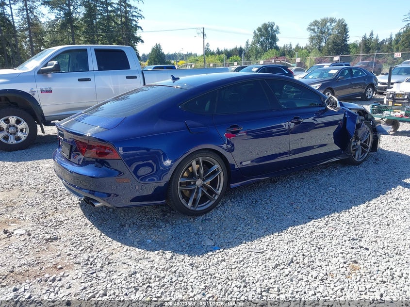 2013 Audi S7 VIN WAU32AFC9DN037715 IAAI salvage auction — RIGHT FRONT, Bill Of Sale (Washington), sold $2,600 on 2026-07-30 (photo 4)