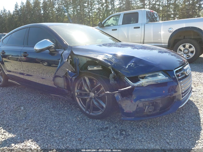 2013 Audi S7 VIN WAU32AFC9DN037715 IAAI salvage auction — RIGHT FRONT, Bill Of Sale (Washington), sold $2,600 on 2026-07-30 (photo 6)