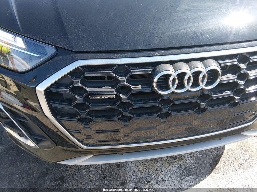 2021 Audi Q5 VIN WA1E2AFY7M2045377 IAAI salvage auction — UNKNOWN, Salvage Title, sold $9,000 on 2026-08-28 (photo 6)