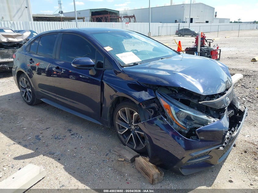 2020 Toyota Corolla VIN 5YFS4RCE4LP055554 IAAI salvage auction — FRONT END, Original (Texas), sold $3,150 on 2026-07-30 (photo 1)