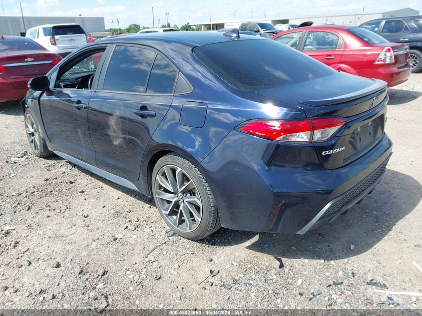 2020 Toyota Corolla VIN 5YFS4RCE4LP055554 IAAI salvage auction — FRONT END, Original (Texas), sold $3,150 on 2026-07-30 (photo 3)