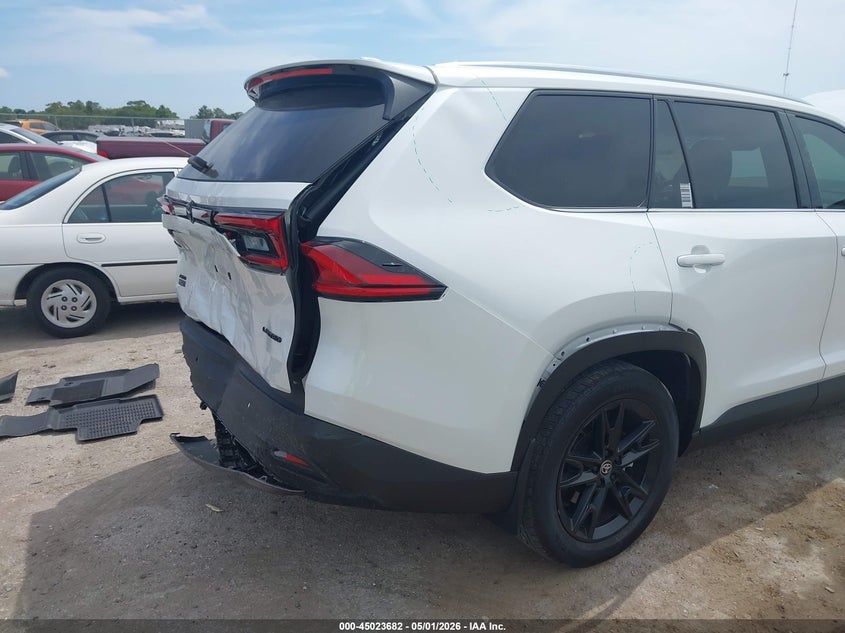 2025 Toyota Highlander VIN 5TDAAAB55SS073364 IAAI salvage auction — REAR END, Wait Title, sold $18,200 on 2026-07-30 (photo 6)