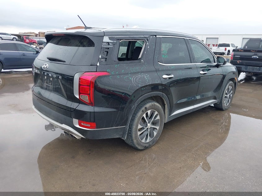 2022 Hyundai Palisade VIN KM8R24HE4NU477941 IAAI salvage auction — HAIL, Salvage Title, sold $6,275 on 2026-07-27 (photo 4)
