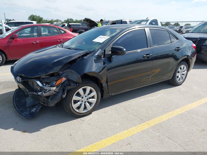 2016 Toyota Corolla VIN 5YFBURHE4GP481131 IAAI salvage auction — FRONT END, Salvage (Texas), sold $2,450 on 2026-07-24 (photo 2)