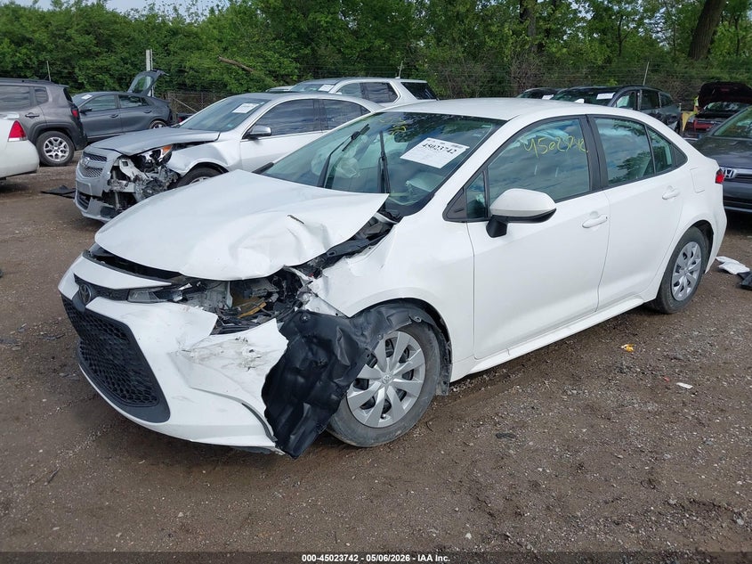 2020 Toyota Corolla VIN 5YFDPRAE6LP058412 IAAI salvage auction — FRONT END, Salvage (Indiana), sold $2,950 on 2026-07-15 (photo 2)