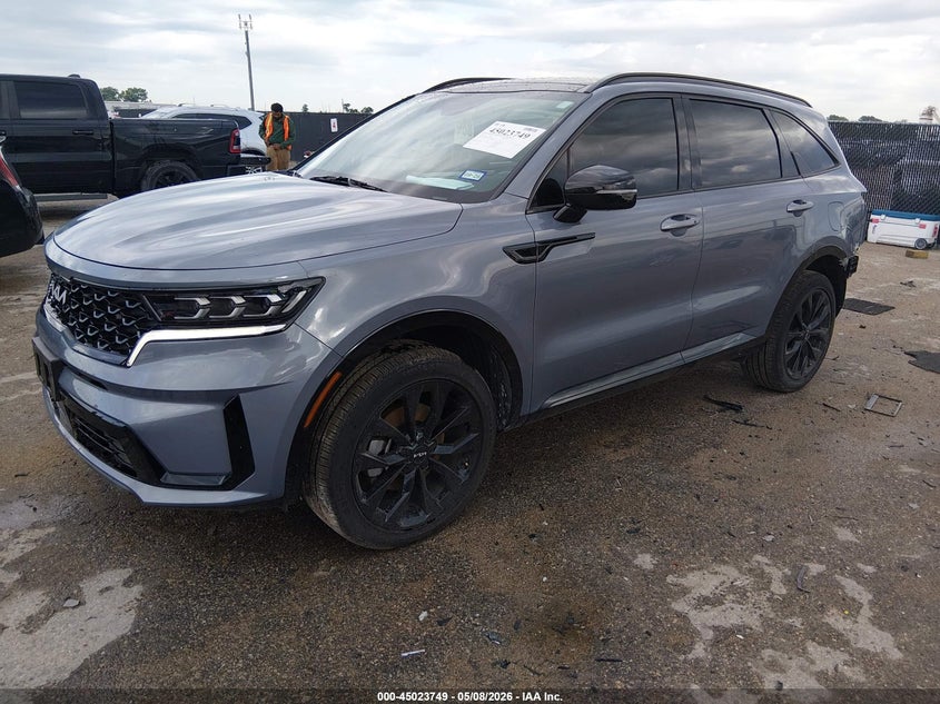 2023 Kia Sorento VIN 5XYRKDLF9PG224705 IAAI salvage auction — REAR END, Original (Texas), sold $10,200 on 2026-07-21 (photo 2)