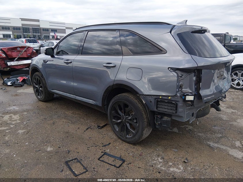 2023 Kia Sorento VIN 5XYRKDLF9PG224705 IAAI salvage auction — REAR END, Original (Texas), sold $10,200 on 2026-07-21 (photo 3)