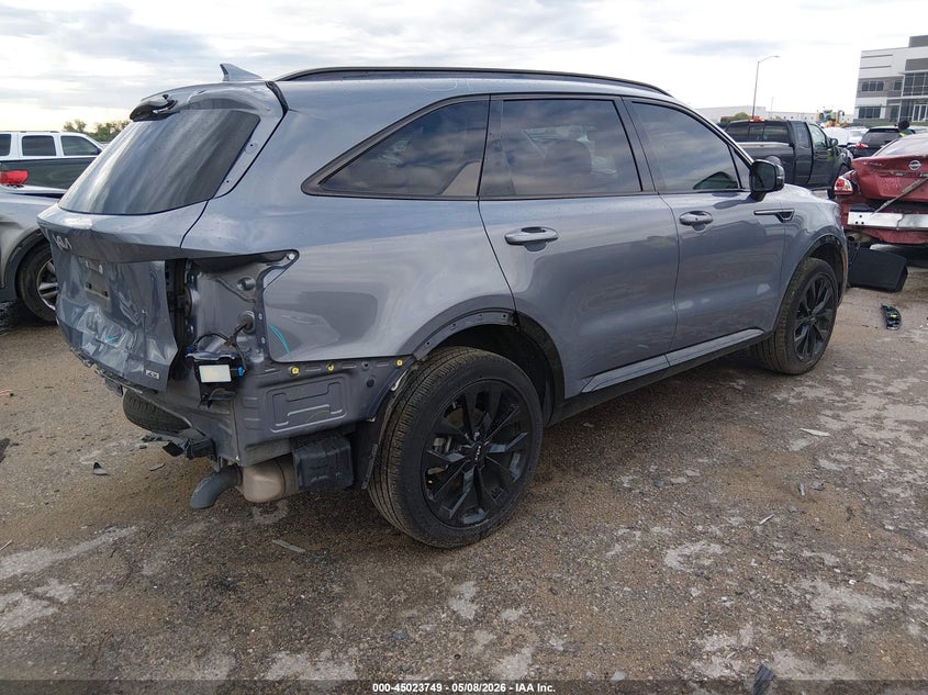 2023 Kia Sorento VIN 5XYRKDLF9PG224705 IAAI salvage auction — REAR END, Original (Texas), sold $10,200 on 2026-07-21 (photo 4)