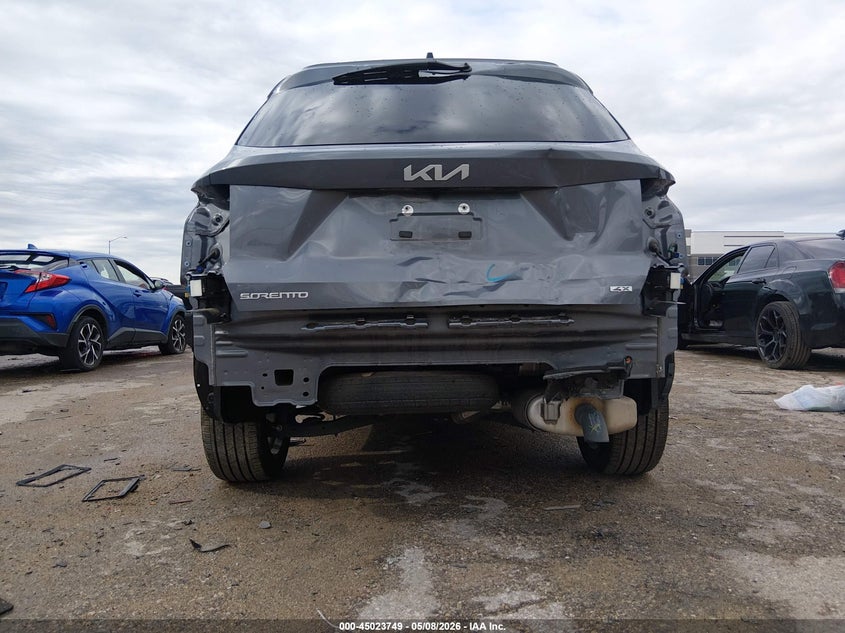 2023 Kia Sorento VIN 5XYRKDLF9PG224705 IAAI salvage auction — REAR END, Original (Texas), sold $10,200 on 2026-07-21 (photo 6)