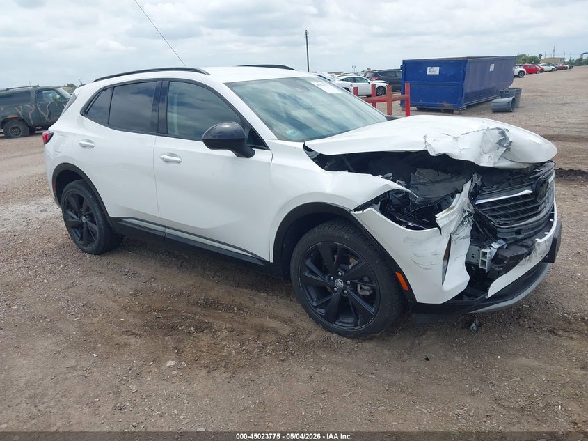 2023 Buick Envision VIN LRBFZNR43PD035880 IAAI salvage auction — FRONT END, Original (Texas), sold $4,500 on 2026-09-07 (photo 1)