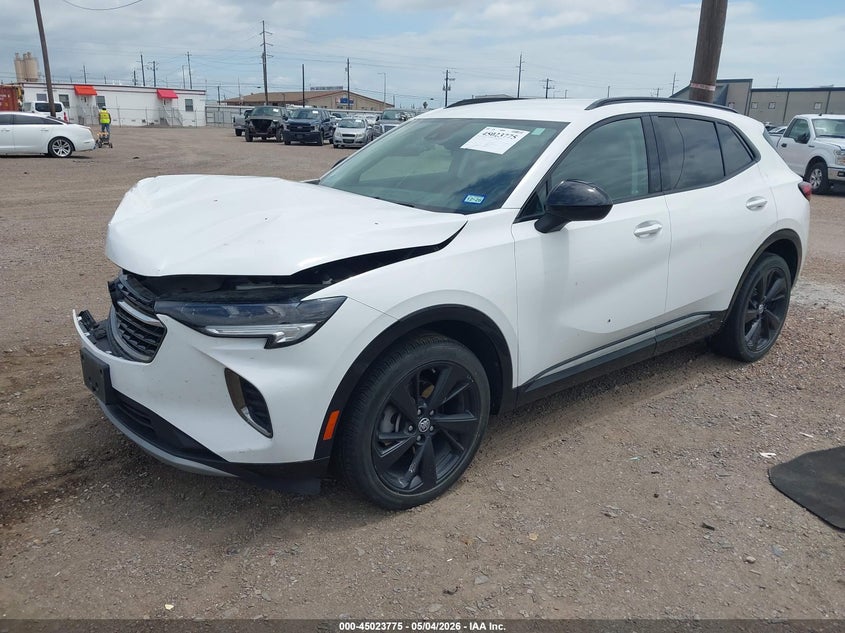 2023 Buick Envision VIN LRBFZNR43PD035880 IAAI salvage auction — FRONT END, Original (Texas), sold $4,500 on 2026-09-07 (photo 2)