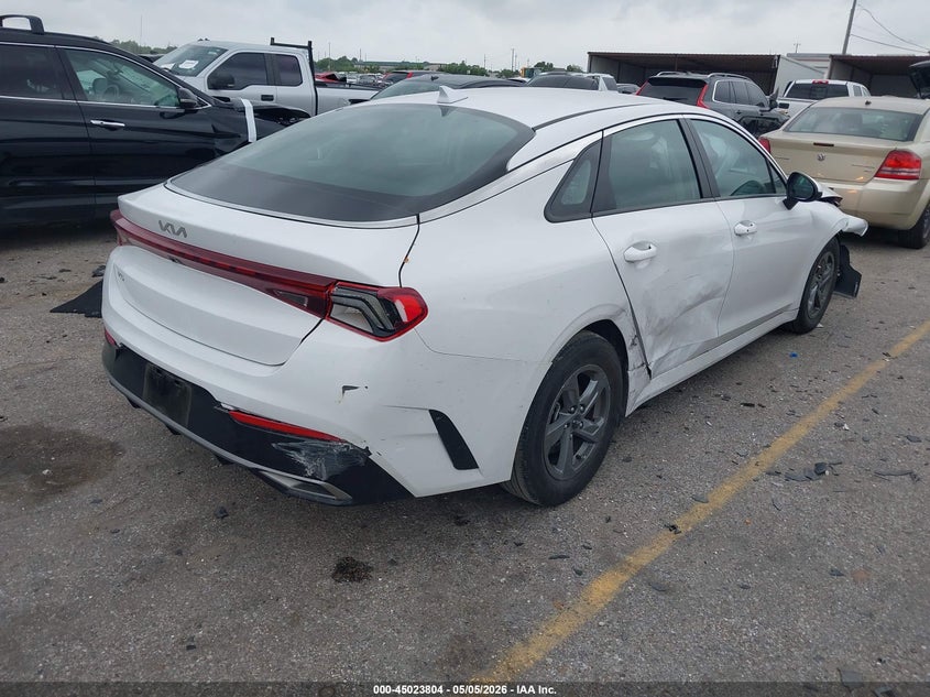 2023 Kia K5 VIN 5XXG14J23PG221510 IAAI salvage auction — FRONT END, Salvage (Texas), sold $4,125 on 2026-07-29 (photo 4)