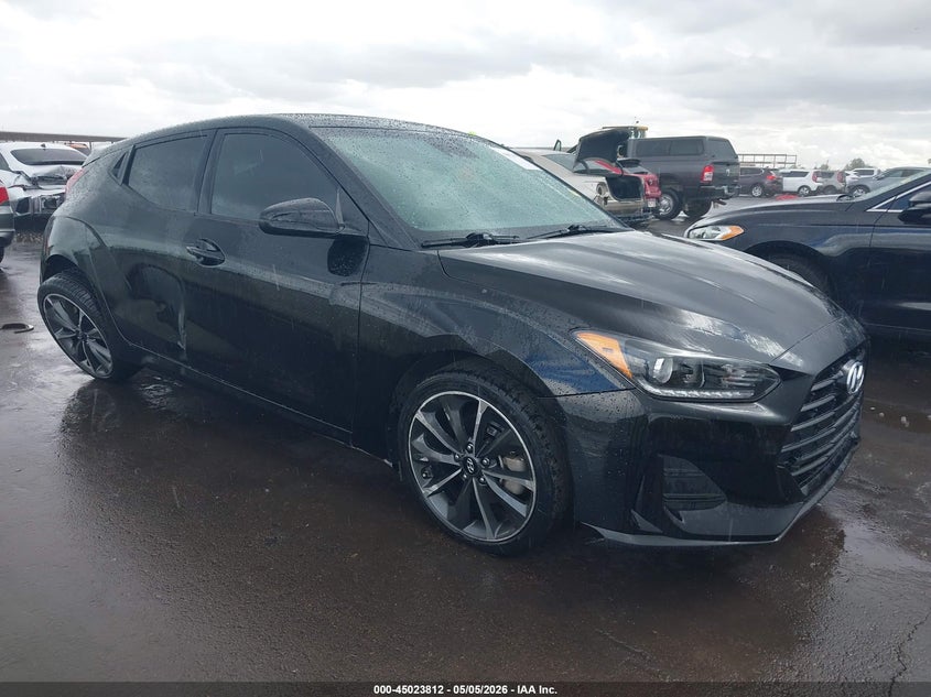 2020 Hyundai Veloster VIN KMHTG6AF4LU031923 IAAI salvage auction — SIDE, Salvage (Arizona), sold $3,150 on 2026-07-28 (photo 1)