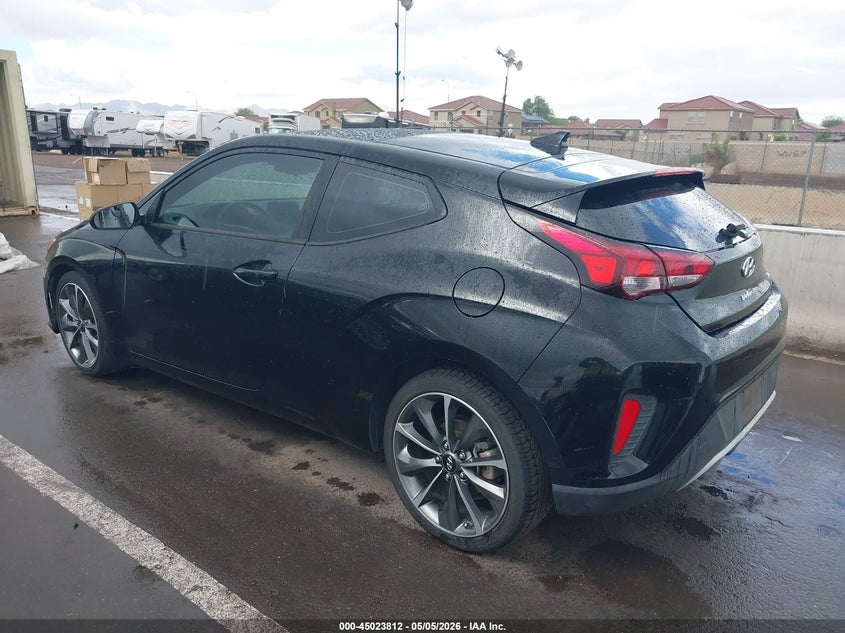 2020 Hyundai Veloster VIN KMHTG6AF4LU031923 IAAI salvage auction — SIDE, Salvage (Arizona), sold $3,150 on 2026-07-28 (photo 3)