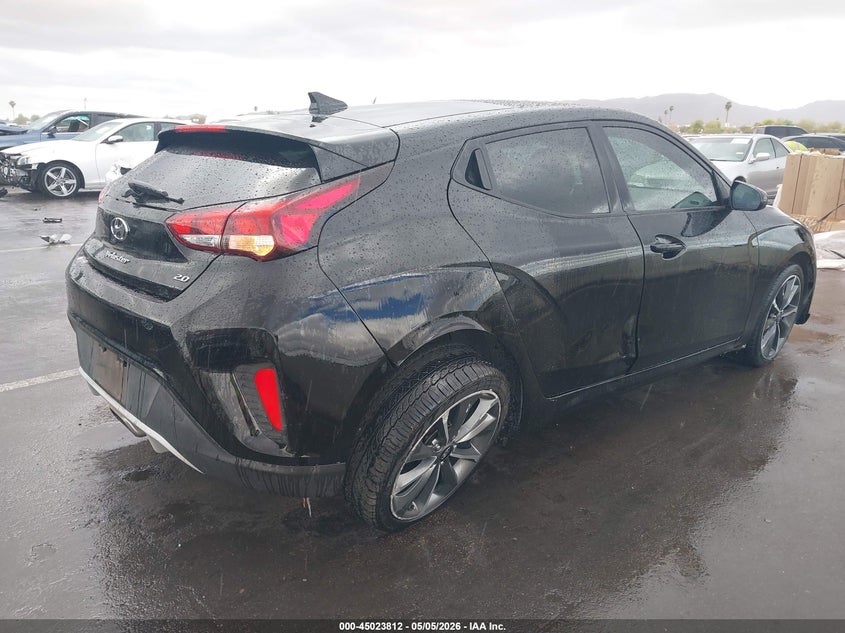 2020 Hyundai Veloster VIN KMHTG6AF4LU031923 IAAI salvage auction — SIDE, Salvage (Arizona), sold $3,150 on 2026-07-28 (photo 4)