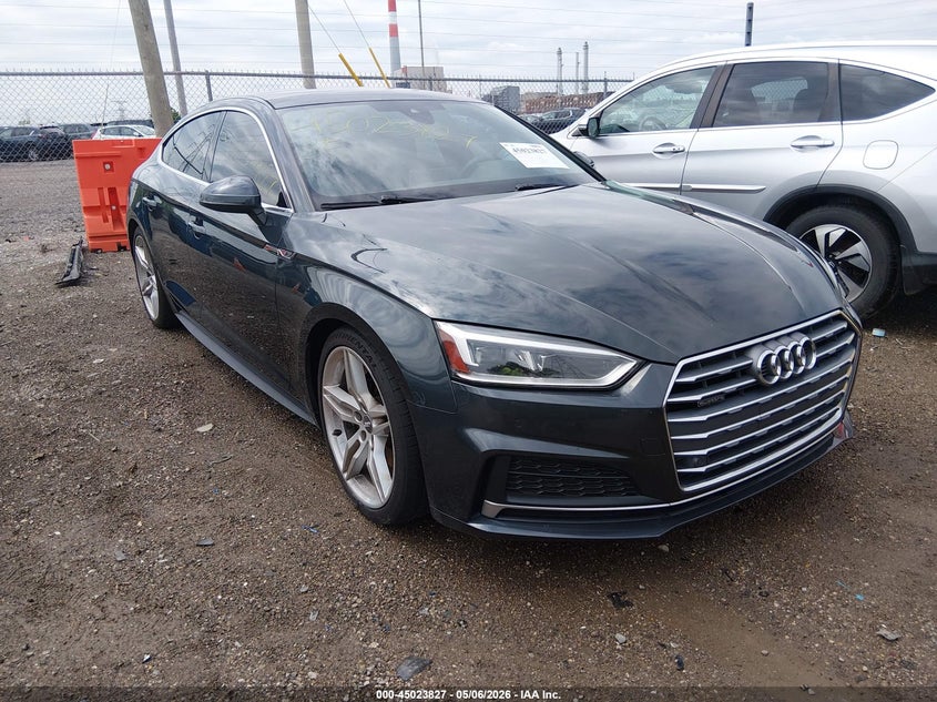 2018 Audi A5 VIN WAUENCF51JA054668 — IAAI salvage auction photo
