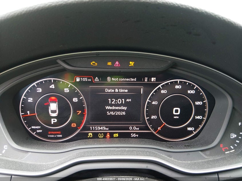 2018 Audi A5 VIN WAUENCF51JA054668 IAAI salvage auction — LEFT SIDE, Salvage Title, sold $7,100 on 2026-07-22 (photo 7)