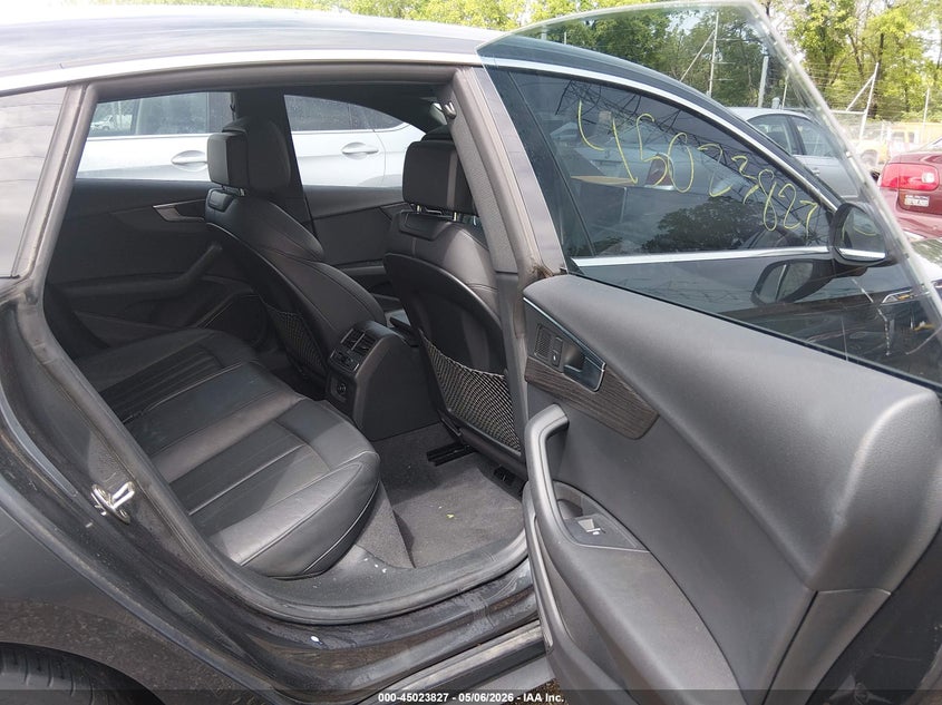 2018 Audi A5 VIN WAUENCF51JA054668 IAAI salvage auction — LEFT SIDE, Salvage Title, sold $7,100 on 2026-07-22 (photo 8)