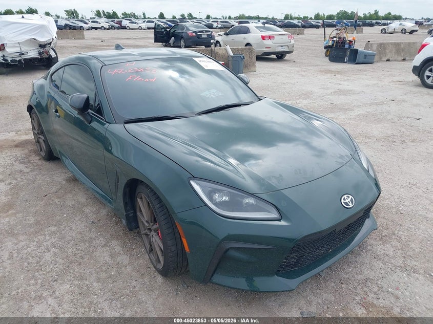 2025 Toyota Gr 86 VIN JF1ZNBM17S8750724 IAAI salvage auction — WATER/FLOOD, Salvage (Texas), sold $9,975 on 2026-07-22 (photo 1)