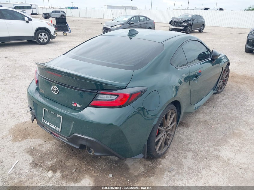 2025 Toyota Gr 86 VIN JF1ZNBM17S8750724 IAAI salvage auction — WATER/FLOOD, Salvage (Texas), sold $9,975 on 2026-07-22 (photo 4)