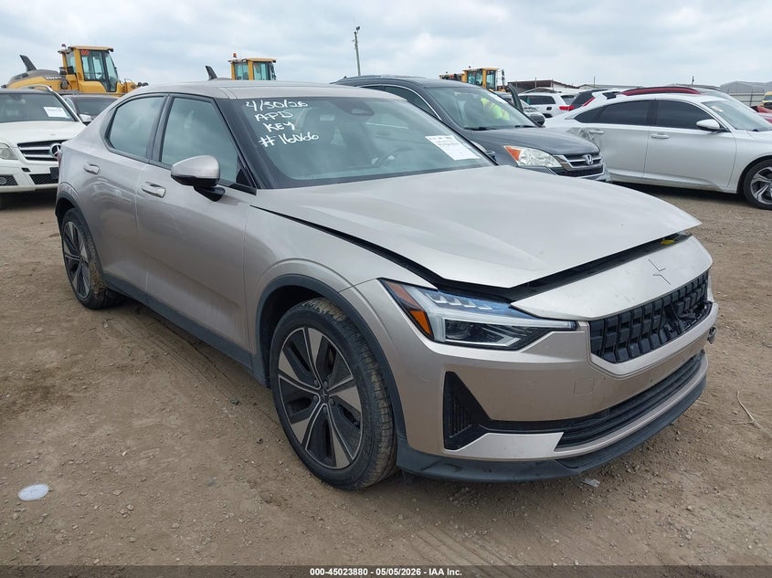 2023 Polestar 2 VIN YSMEG3KA5PL116509 IAAI salvage auction — FRONT END, Original (Texas), sold $8,350 on 2026-07-09 (photo 1)
