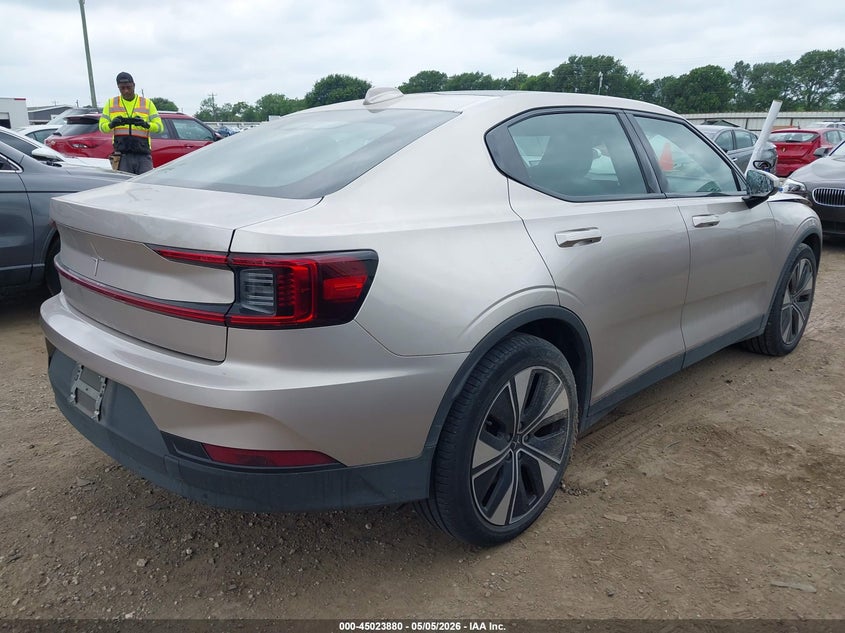 2023 Polestar 2 VIN YSMEG3KA5PL116509 IAAI salvage auction — FRONT END, Original (Texas), sold $8,350 on 2026-07-09 (photo 4)