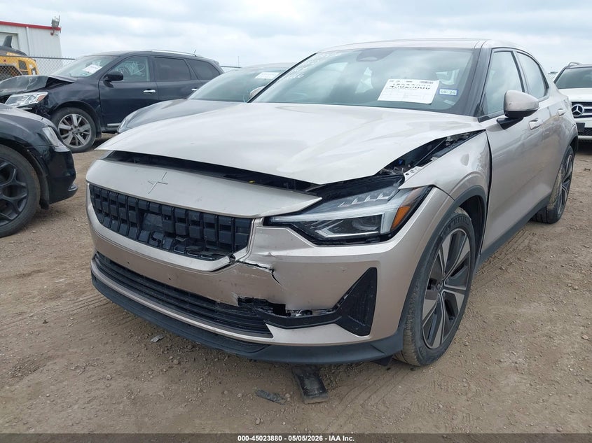 2023 Polestar 2 VIN YSMEG3KA5PL116509 IAAI salvage auction — FRONT END, Original (Texas), sold $8,350 on 2026-07-09 (photo 6)