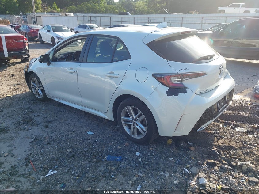 2020 Toyota Corolla VIN JTND4RBE1L3095265 IAAI salvage auction — FRONT END, Salvage (Georgia), sold $3,350 on 2026-07-29 (photo 3)