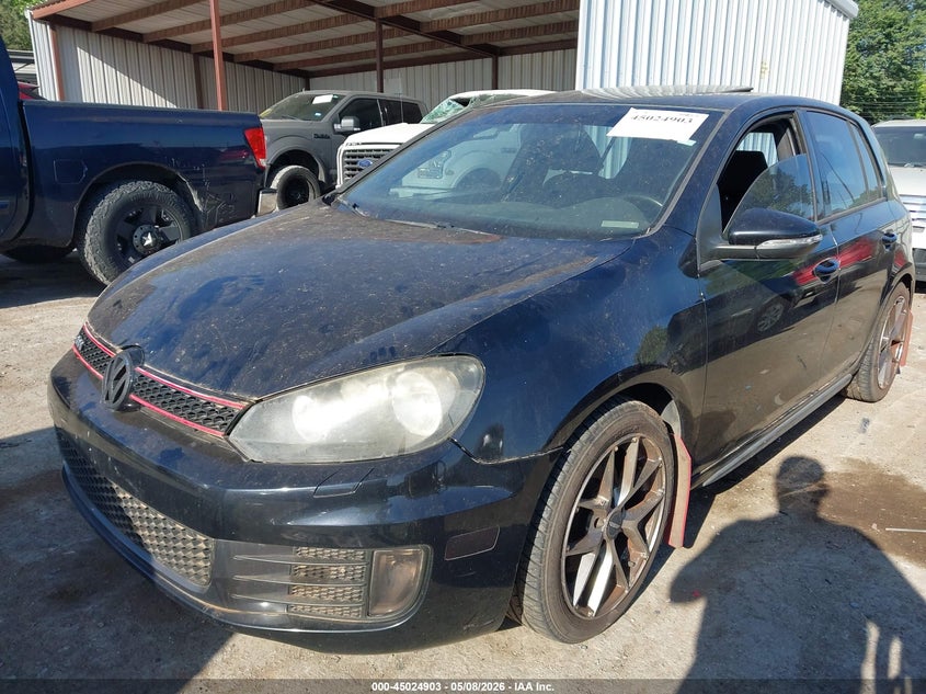 2011 Volkswagen Gti VIN WVWHD7AJ9BW321817 IAAI salvage auction — NORMAL WEAR, Clear (Oklahoma), sold $1,700 on 2026-07-29 (photo 2)