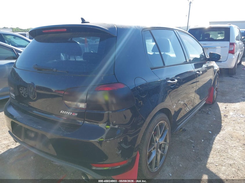 2011 Volkswagen Gti VIN WVWHD7AJ9BW321817 IAAI salvage auction — NORMAL WEAR, Clear (Oklahoma), sold $1,700 on 2026-07-29 (photo 4)