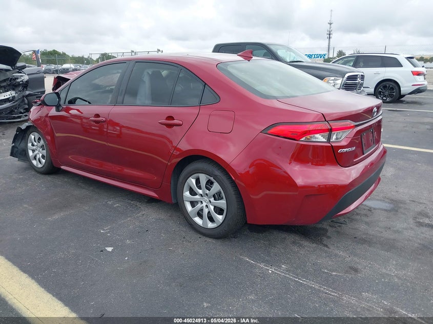 2022 Toyota Corolla VIN JTDEPMAE9NJ201769 IAAI salvage auction — LEFT FRONT, Certificate Of Destruction (Florida), sold $2,625 on 2026-07-09 (photo 3)