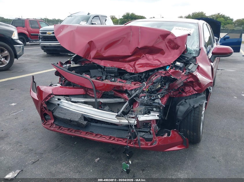 2022 Toyota Corolla VIN JTDEPMAE9NJ201769 IAAI salvage auction — LEFT FRONT, Certificate Of Destruction (Florida), sold $2,625 on 2026-07-09 (photo 6)