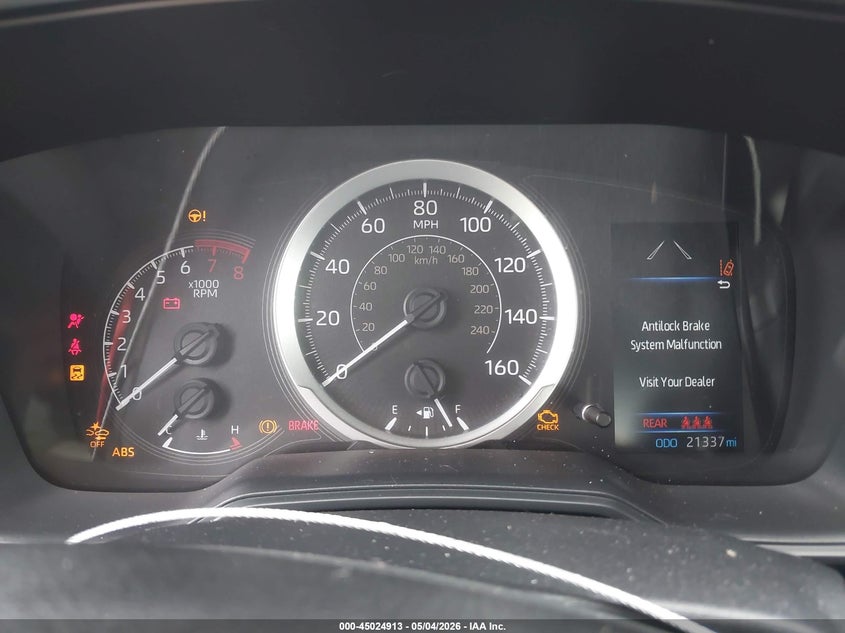 2022 Toyota Corolla VIN JTDEPMAE9NJ201769 IAAI salvage auction — LEFT FRONT, Certificate Of Destruction (Florida), sold $2,625 on 2026-07-09 (photo 7)