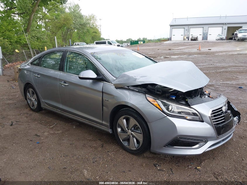 2017 Hyundai Sonata VIN KMHE54L27HA045109 IAAI salvage auction — FRONT END, Clear (Indiana), sold $475 on 2026-07-22 (photo 1)