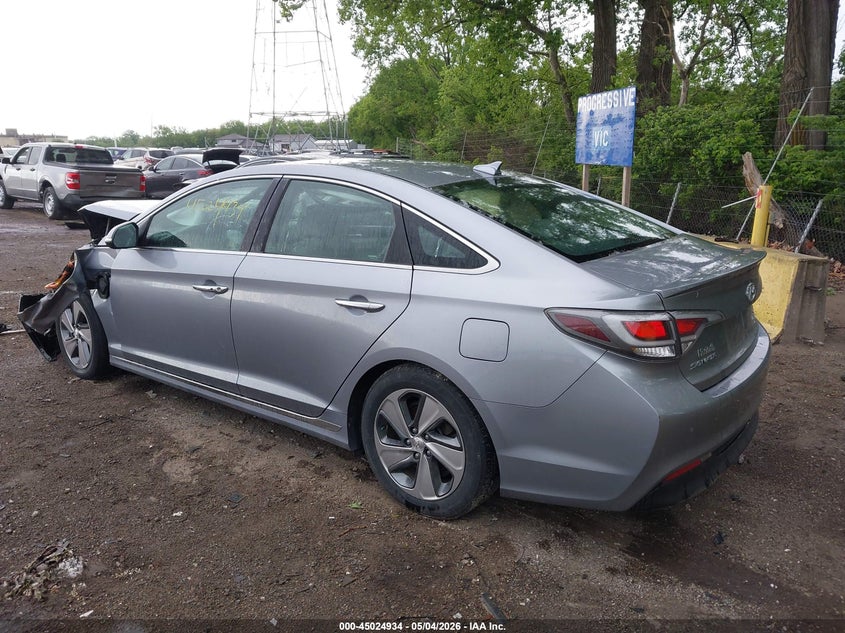 2017 Hyundai Sonata VIN KMHE54L27HA045109 IAAI salvage auction — FRONT END, Clear (Indiana), sold $475 on 2026-07-22 (photo 3)