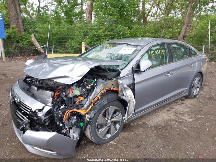 2017 Hyundai Sonata VIN KMHE54L27HA045109 IAAI salvage auction — FRONT END, Clear (Indiana), sold $475 on 2026-07-22 (photo 6)