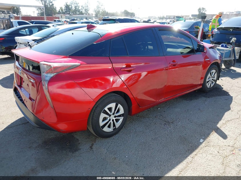 2018 Toyota Prius VIN JTDKBRFU0J3598236 IAAI salvage auction — FRONT END, Salvage (California), sold $25 on 2026-07-22 (photo 4)